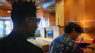 Taehyung with Jon Batiste