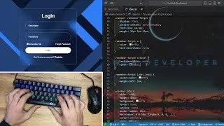 ASMR Programming - Coding Login Form - No Talking