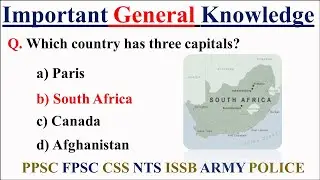 Most Repeated General Knowledge Mcqs For PPSC CSS FPSC NTS
