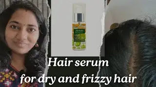 DRY FRIZZY HAIR SERUM//HAIR CARE CHALLENGE DAY -12