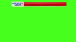 Breaking News Red Ticker Green Screen By Ar Graphics
