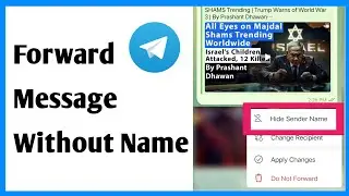Telegram Forward Message Without Name | How To Forward Message In Telegram Without Sender Name