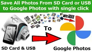 How to Move pictures from SD card to google photos | Save photos from SD Card to Google Photos