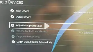 PS4 No Mic fix !
