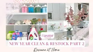 NEW YEAR 2023 CLEAN & RESTOCK PART 2 | LAUNDRY ROOM, BROOM CLOSET & UTS