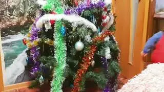 Папа купил Кристине подарок.