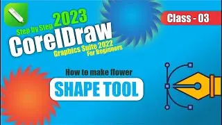 CorelDraw Graphics Suite 2022 | Shape tool | Class 2 | Urdu/Hindi