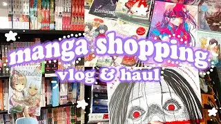 manga shopping vlog & haul 🛍️