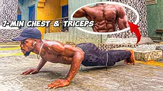7-minute chest and triceps workout at home