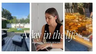 Day in the life of a branding & website designer ☀️👩‍💻