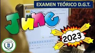 EXAMEN  TEÓRICO DGT - JUNIO 2023