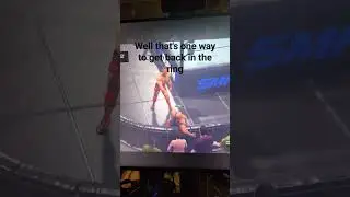 Well that's one way to get back in the ring