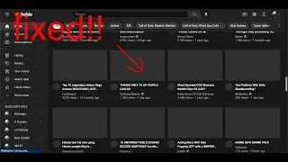 how to fix youtube glitch if thumbnails are not loading | mac book