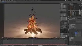 Stylised Fire in Blender (Quick Tutorial Made For Someone)