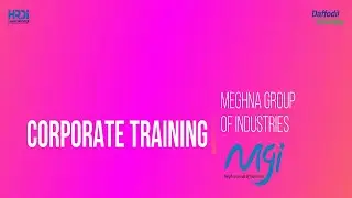 Corporate Training at Meghna Group of Industries