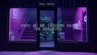 IDFC -- BLACKBEAR LETRA ( FULL LYRICS)