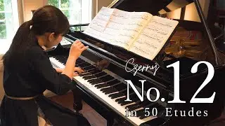 Czerny op.740 No.12, from The Art of Finger Dexterity