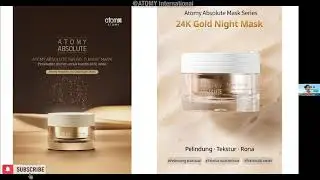 ATOMY 24K Gold Night Mask + EP Skinbooster (Bahasa Indonesia) | SRM Sylvia Lim 🇰🇷