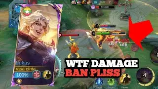 INSANE DAMAGE!!! BUILD FULL ATTACK IS REAL!!! mobile legend gameplay