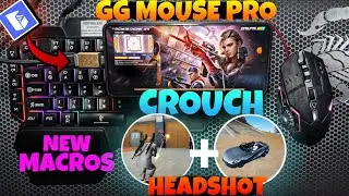 GG mouse pro मैं ‌नया Macro Crouch headshot कैसे लगाएं | New Macros Free Fire 🔥 Gadi‌ का Macro