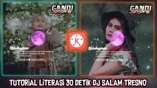 TUTORIAL EDIT FOTO 🔥🔥  literasi 30 detik salam tresno KINE MASTER