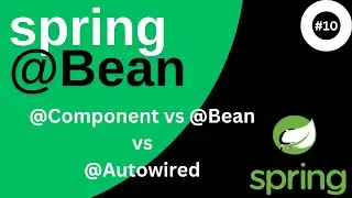 Spring @Bean Annotation with Example | What is difference between @Component and @Bean