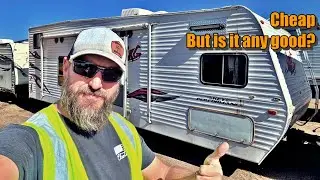 I Bought This Toy Hauler RV from Auction Super Cheap!!