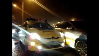 очевидец ДТП 2018 02 15 Camry 7777 против полиции на Prius авария