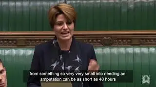 My talk in parliament on Vascular Disease crisis in the UK