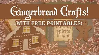 Gingerbread Crafts | Dollar Tree Ginger Bread DIYs