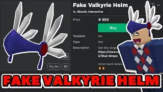 Roblox UGC Fake Valkyrie Helm *350 Robux*