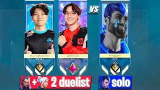 The Eggsterr's worst nightmare 💀💀 | SEN TenZ & C9 OXY go double duelist com vs Eggsterr