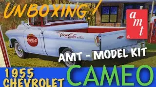 1955 Chevrolet CAMEO By AMT Scale model kit / Español