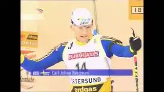 биатлон кубок мира 2005-2006 1 этап Эстерсунд спринт мужчины