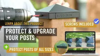 Easily Upgrade & Protect your posts | Learn About Our Aluminum Pyramid Post Caps