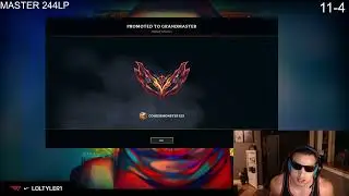 Tyler1 reaches grandmaster Season 12