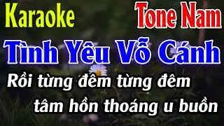 Tình Yêu Vỗ Cánh Karaoke Tone Nam Karaoke Lâm Organ - Beat Mới