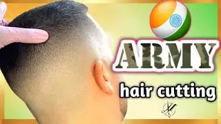 न्यू आर्मी कटिंग || New Army hair cutting || military cutting || Soldier cutting videos 2023
