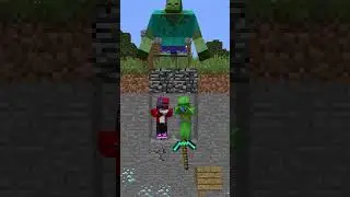 Mikey and JJ got trapped in minecraft! 