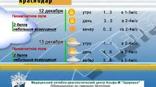 ПОГОДА 12 13 дек  Ейск Краснодар Ростов