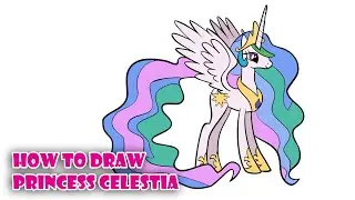 How to Draw Princess Celestia | My Little Pony Step by step