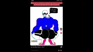 Video random(dibujo🤘💅😍 de sans💙:v)
