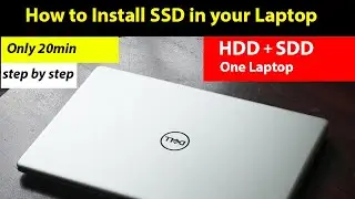How to Install SSD in any Laptop | How to use SSD and HDD together in Laptop