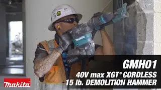 Makita 40V max XGT® Brushless Cordless 15 lb. AVT® Demolition Hammer (GMH01)