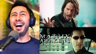 THE MATRIX AWAKENS | Game Awards 2021 Trailer REACTION | Keanu Reeves & Carrie Ann Moss