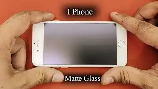 I Phone Matte Glass | Anti Fingerprint | Screen Protector | Gaming Glass