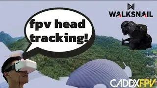 Walksnail Goggles L fpv head tracking! immersive fpv flight from take off to landing