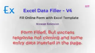 EDF4 - (17) Form Filled, But success response not coming and some entry data inserted in the page