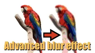 Advanced blur effect in p5js | Coding Project #18