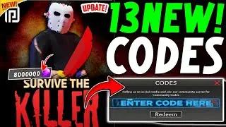 ⚠️NOVEMBER!!CODES⚠️SURVIVE THE KILLER ROBLOX CODES NOVEMBER 2024 - SURVIVE THE KILLER CODES